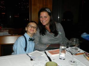 Mommy at her birthday dinner at California Grill