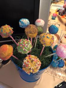 Sweat, blood and sprinkles.