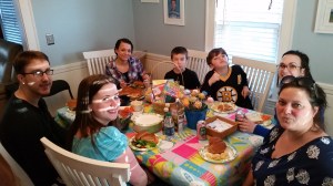 It was just like eating in the forest. Except enjoyable.