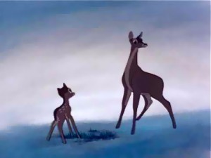 “Mom, this grass is good.”