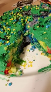 See? From here, it kind of looks cake-ish.