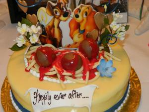 Please note, spaghetti is not actually spaghetti. Also note, meatballs? Not actually meatballs. And dogs? Nope, not actually dogs.