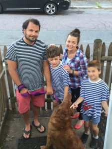 Obviously, the boys and I were just released for good behavior.