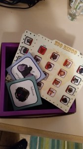 I neglected to take a picture of the actual playing of this game so please enjoy this staged photo instead.