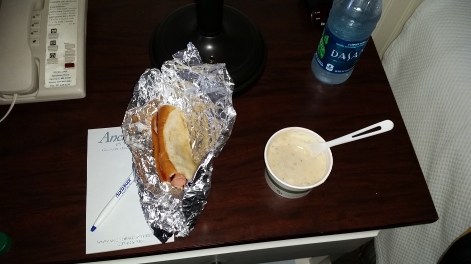 sandwich and chowder