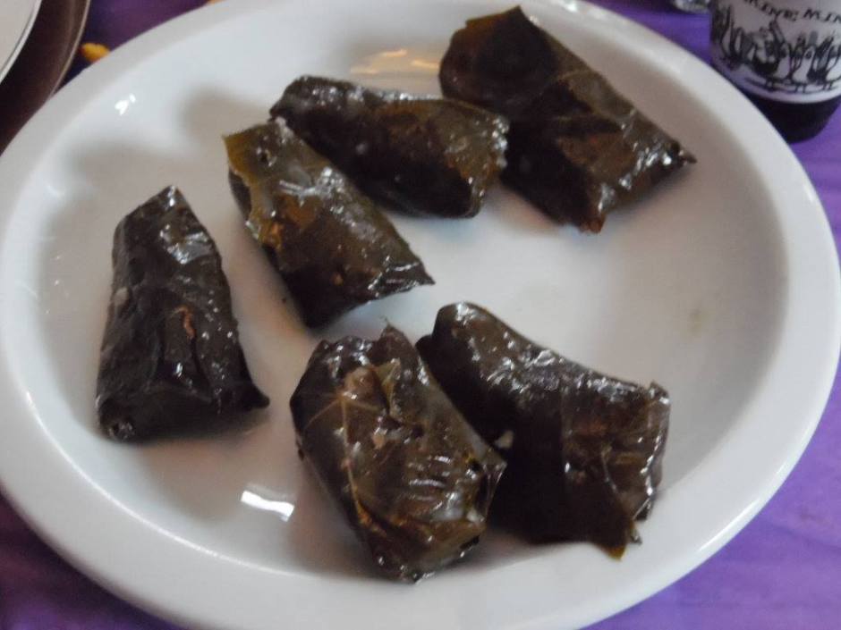 grape leaves