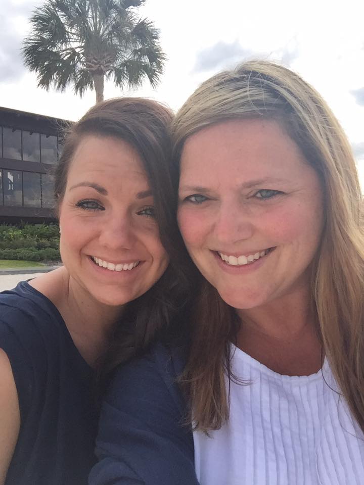 nickie and steph on beach