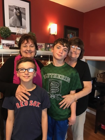 grandparents and boys