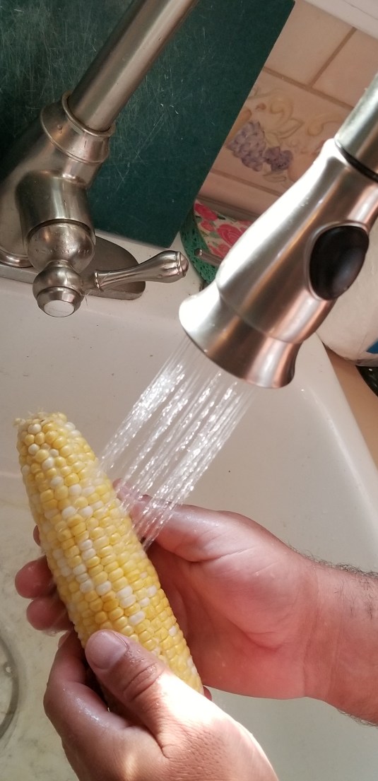 corn under water