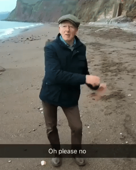 OLD MAN FLOSSING DAY 12 2018.gif