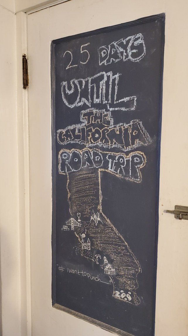 COUNTDOWN DAY 9 CA TRIP PRE TRIP