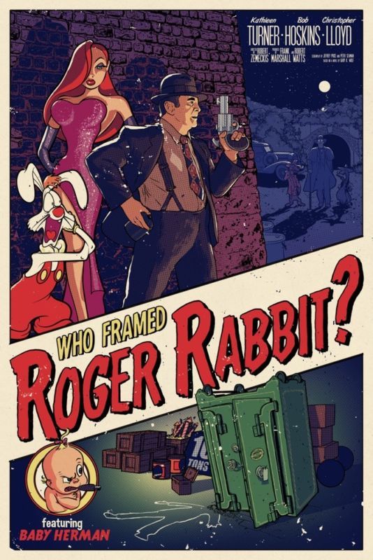 ROGER RABBIT POSTER DAY 9 CA TRIP PRE TRIP