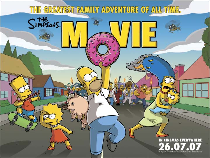SIMPSONS MOVIE POSTER DAY 14 CA TRIP PRE TRIP.jpg