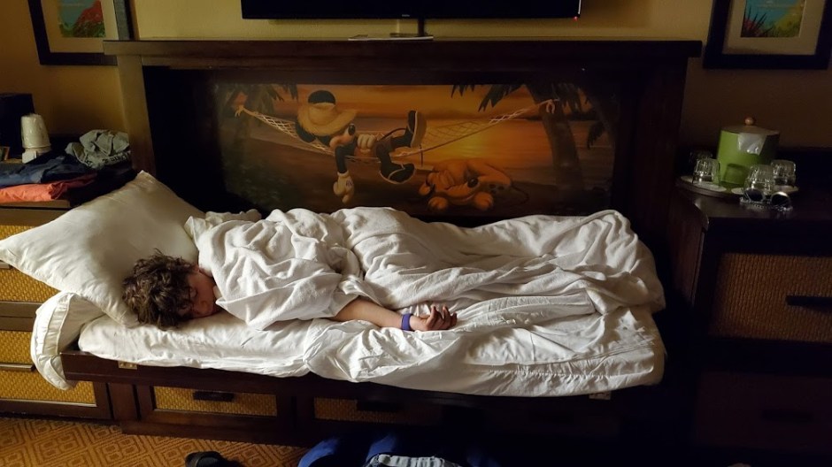 MYLES SLEEPING 1 VERO BEACH DAY 2 FEB 2020